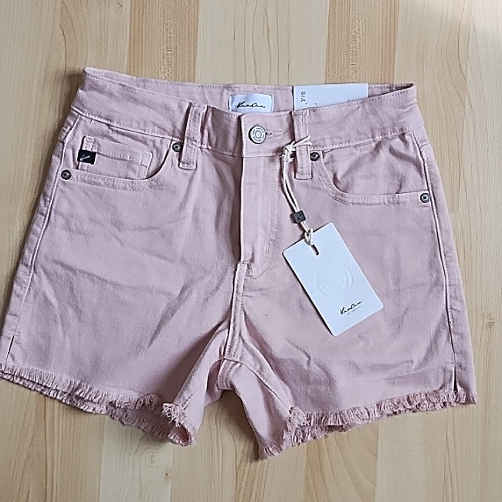 Kancan Women's Pink Jean Shorts-01/24 Size